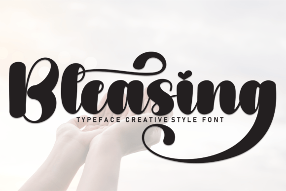 Bleasing: A Handwritten Font for Friendly Design Projects