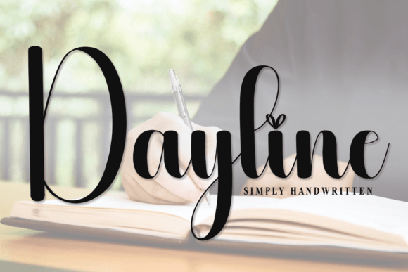 Dayline: A Flowing Handwritten Font for Timeless Elegance