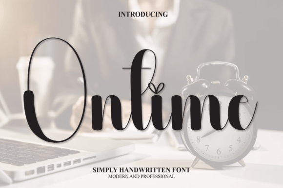Discover Ontime: The Handwritten Font for Distinctive Design