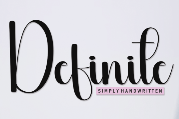 The Enduring Appeal of the Definite Handwritten Font