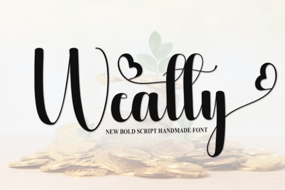 Wealty: A Flowing Handwritten Font with Elegant Charm
